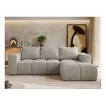 Narożnik MONIVA L - strona prawa - jasnoszary, struktura