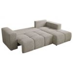 Narożnik MONIVA L - strona prawa - jasnoszary, struktura