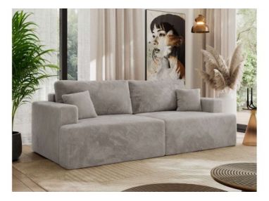 Sofa VIRELLA - jasnoszary, plusz