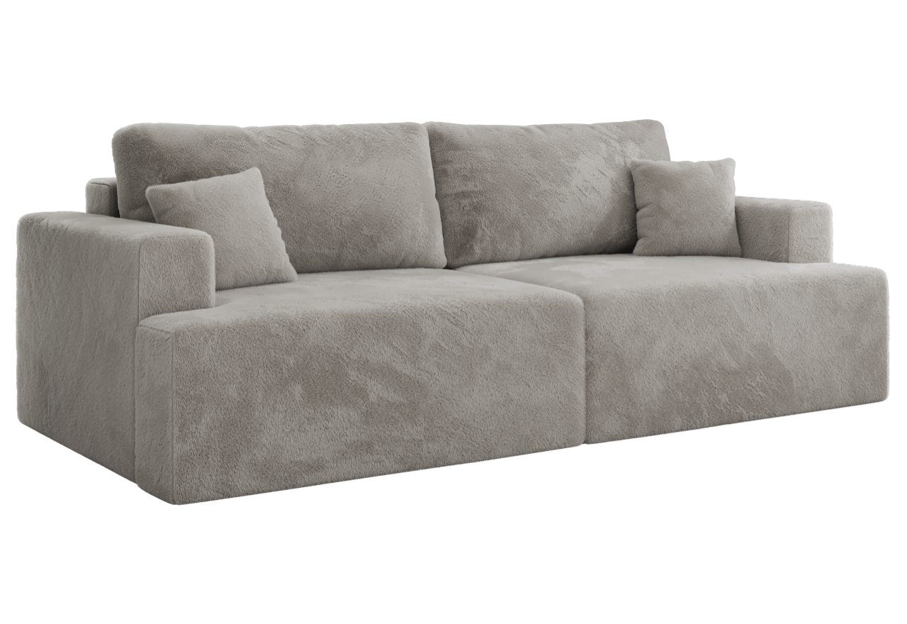 Sofa VIRELLA - jasnoszary, plusz