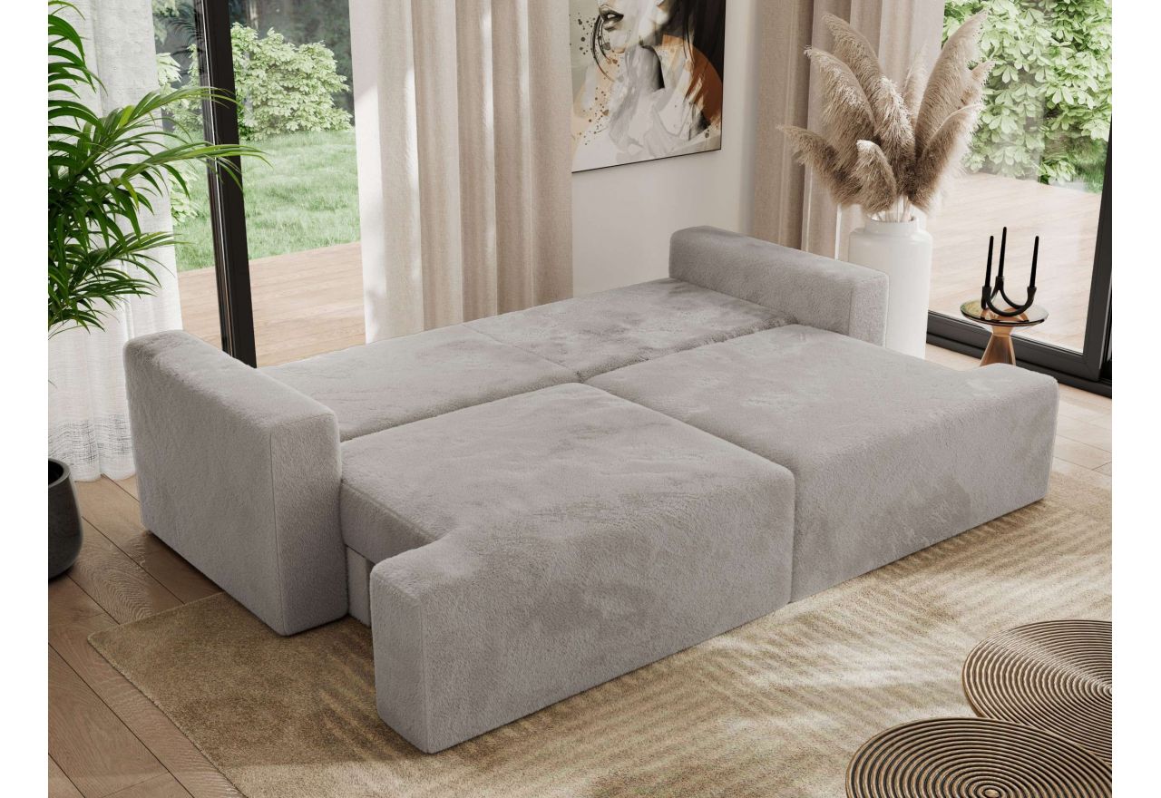 Sofa VIRELLA - jasnoszary, plusz