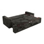 Sofa VIRELLA - ciemnoszary, plusz