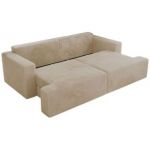 Sofa VIRELLA - kremowy, plusz