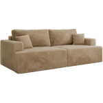 Sofa VIRELLA - beżowy, plusz