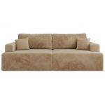 Sofa VIRELLA - beżowy, plusz