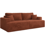 Sofa VIRELLA - pomarańczowy, plusz