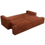 Sofa VIRELLA - pomarańczowy, plusz