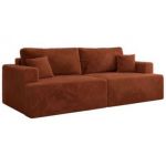 Sofa VIRELLA - pomarańczowy, plusz