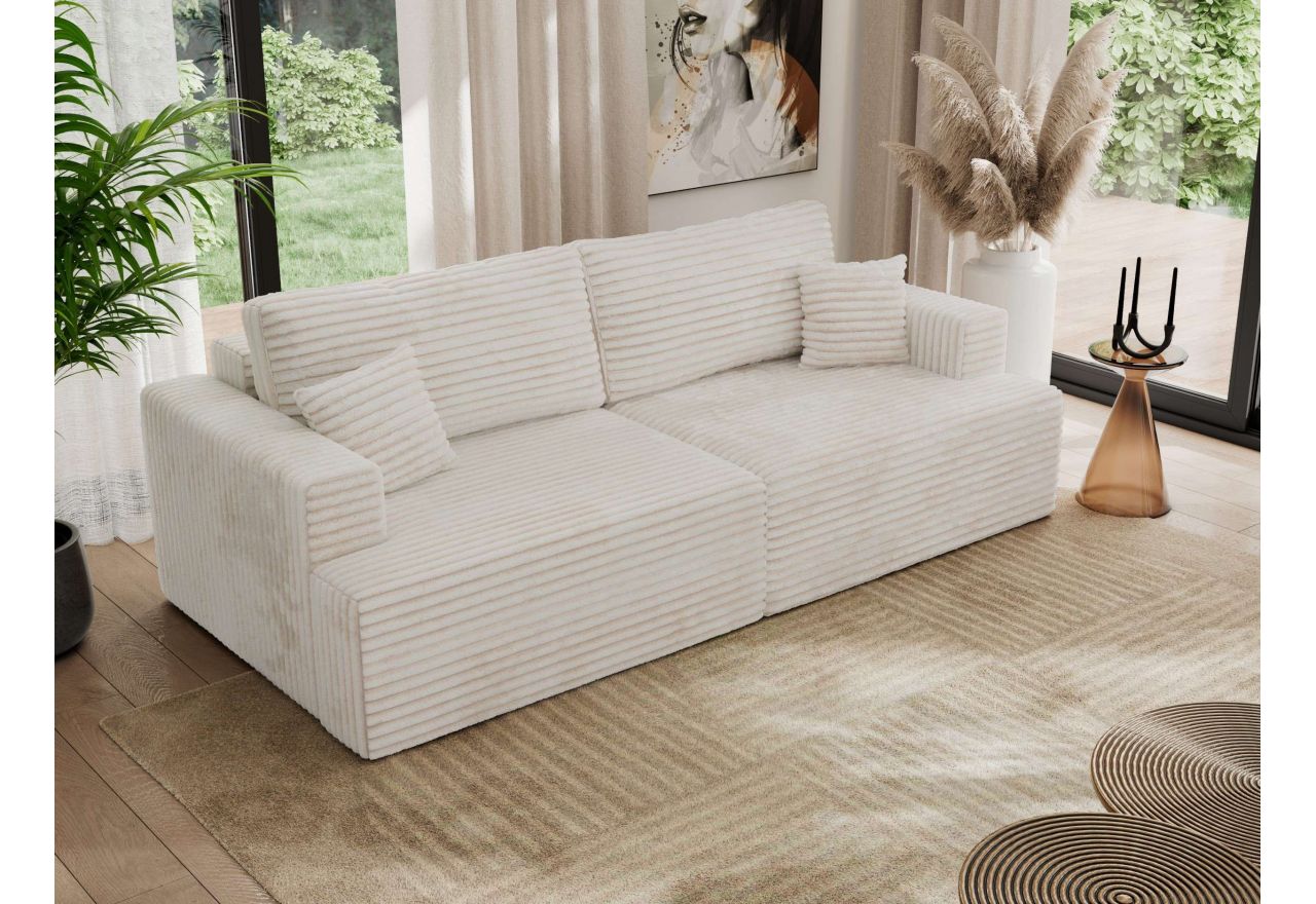 Sofa VIRELLA - beżowy, sztruks