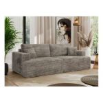 Sofa VIRELLA - szary, sztruks
