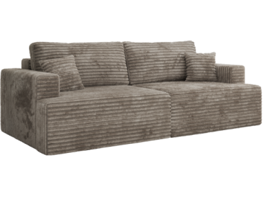 Sofa VIRELLA - szary, sztruks