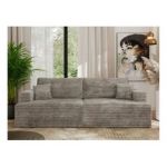 Sofa VIRELLA - szary, sztruks