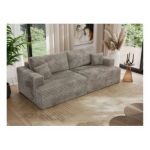 Sofa VIRELLA - szary, sztruks