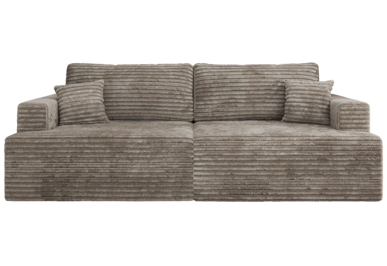 Sofa VIRELLA - szary, sztruks