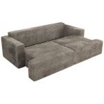 Sofa VIRELLA - szary, sztruks