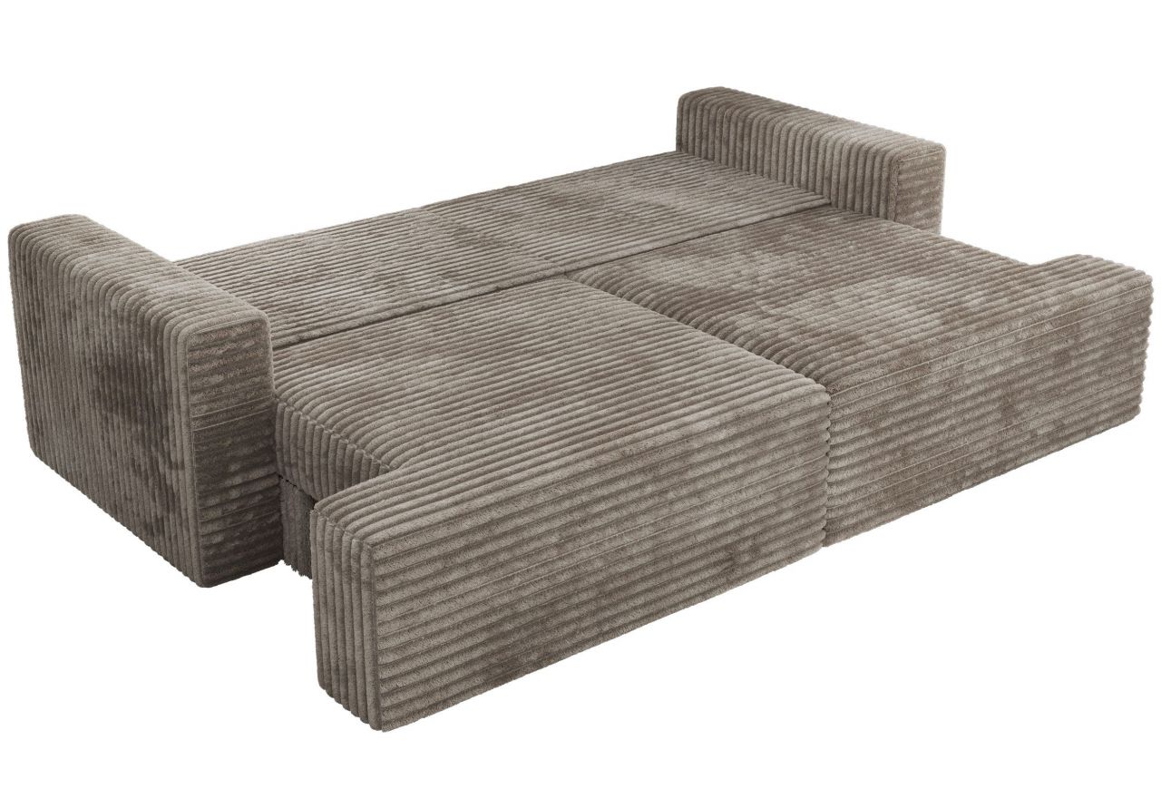 Sofa VIRELLA - szary, sztruks