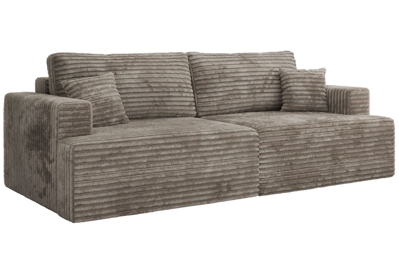 Sofa VIRELLA - szary, sztruks
