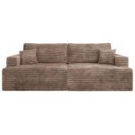 Sofa VIRELLA - brązowy, sztruks