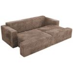 Sofa VIRELLA - brązowy, sztruks