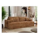 Sofa VIRELLA - pomarańczowy, sztruks