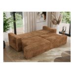 Sofa VIRELLA - pomarańczowy, sztruks