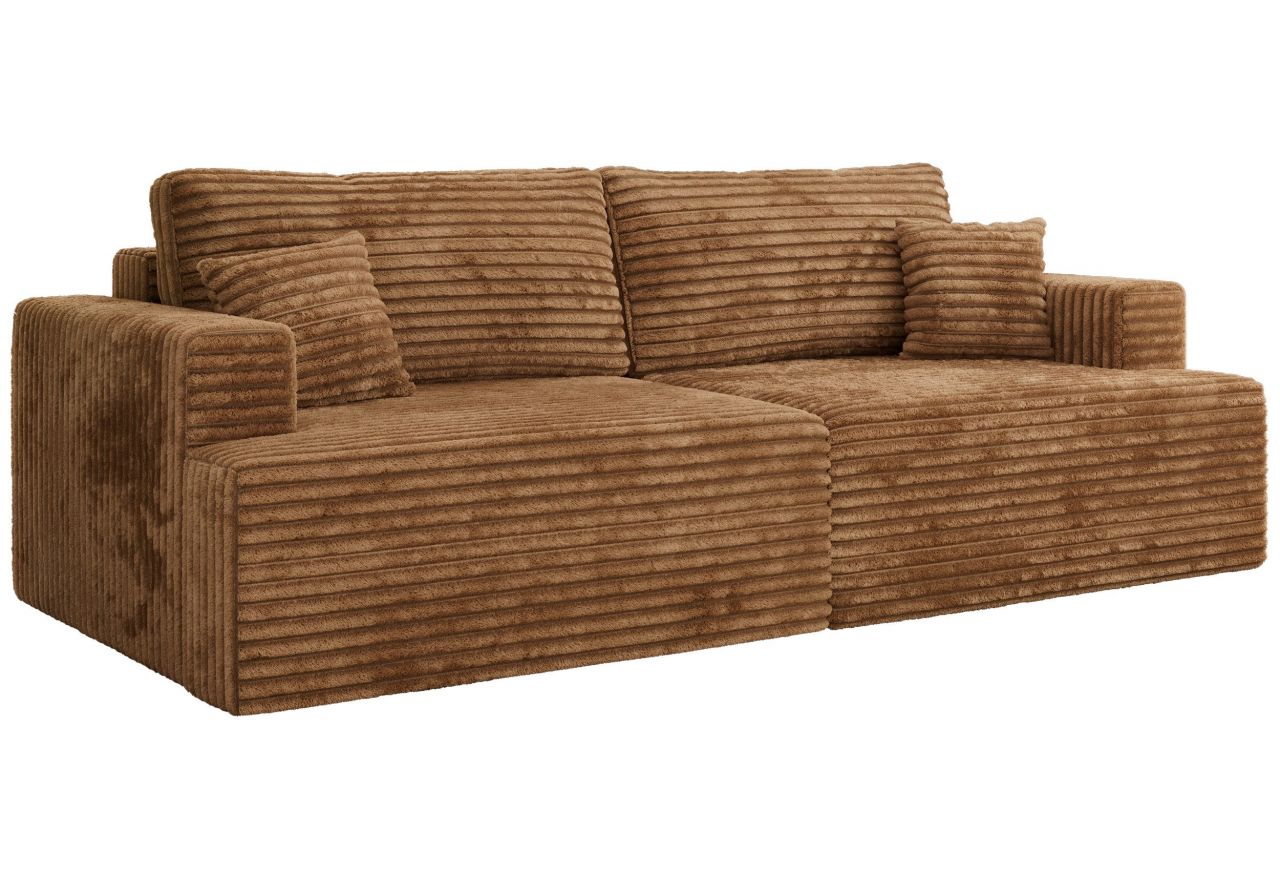Sofa VIRELLA - pomarańczowy, sztruks