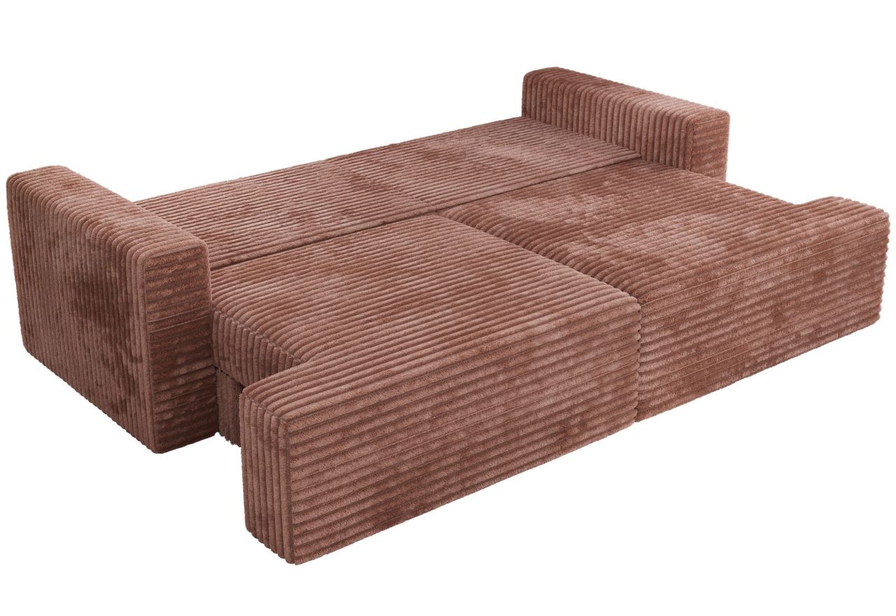 Sofa VIRELLA - różowy, sztruks