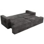 Sofa VIRELLA - ciemnoszary, sztruks