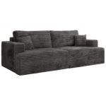 Sofa VIRELLA - ciemnoszary, sztruks