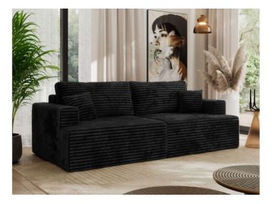 Sofa VIRELLA - czarny, sztruks