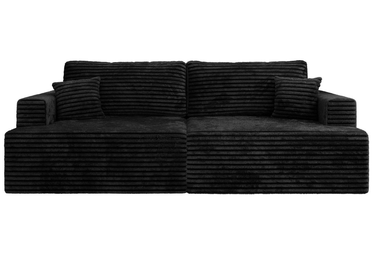 Sofa VIRELLA - czarny, sztruks
