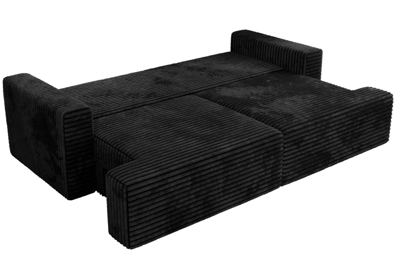 Sofa VIRELLA - czarny, sztruks