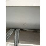 Łóżko kontynentalne RICO 160x200 - Soft 11 - czarna ekoskóra - OUTLETU