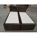 Łóżko kontynentalne RICO 180x200 - Monolith 92 - ciemny szary - OUTLETU