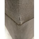 Łóżko kontynentalne RICO 180x200 - Monolith 92 - ciemny szary - OUTLETU