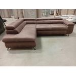 Narożnik PETER L - Monolith 15 - brązowy - OUTLETU