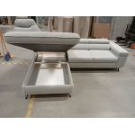 Narożnik PETER L - Matana 01 - jasny szary - OUTLETU