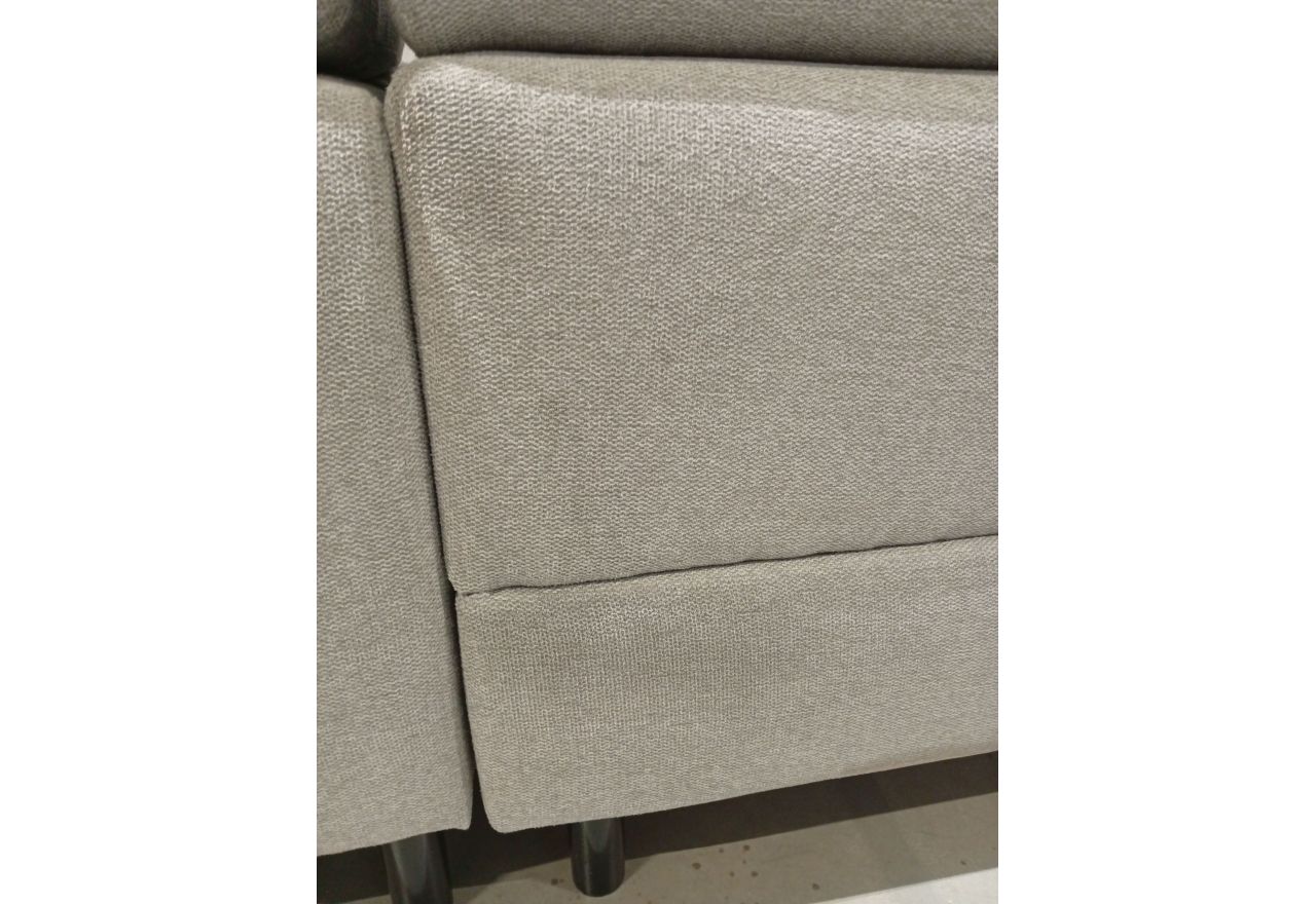 Narożnik PETER L - Matana 01 - jasny szary - OUTLETU