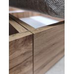 Łóżko kontynentalne ALBERO 1 180x200 - Matana 17 - beżowy - OUTLETU