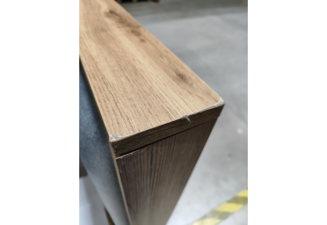 Łóżko kontynentalne ALBERO 1 160x200 - Monolith 84 - jasny szary - OUTLETU