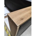 Łóżko kontynentalne ALBERO 1 160x200 - Monolith 84 - jasny szary - OUTLETU