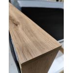 Łóżko kontynentalne ALBERO 1 160x200 - Monolith 84 - jasny szary - OUTLETU