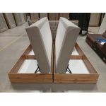 Łóżko kontynentalne ALBERO 3 180x200 - Matana 17 - beżowy - OUTLETU