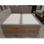 Łóżko kontynentalne ALBERO 3 180x200 - Matana 17 - beżowy - OUTLETU