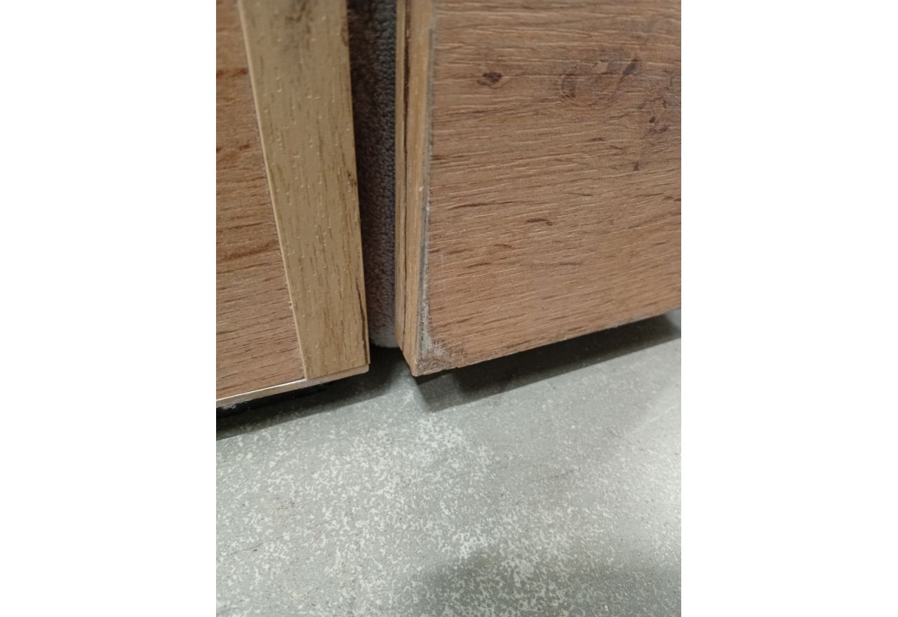 Łóżko kontynentalne WOOD CLASSIC 180x200 - Tilia 86 - jasny szary - OUTLETU