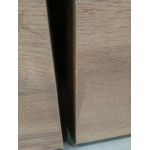 Łóżko kontynentalne WOOD CLASSIC 180x200 - Tilia 86 - jasny szary - OUTLETU