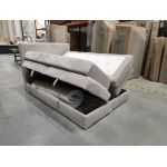 Łóżko kontynentalne TILIANO KING 140x200 - Tilia 01 - beżowy - OUTLETU