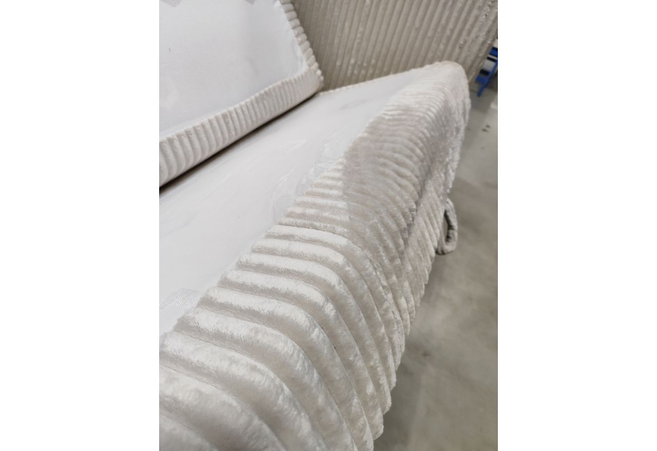 Łóżko kontynentalne TILIANO KING 140x200 - Tilia 01 - beżowy - OUTLETU