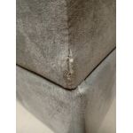 Łóżko kontynentalne, elektrycznie sterowane z pilota - ELECTRO 180x200 - Monolith 84 - jasny szary - OUTLETU