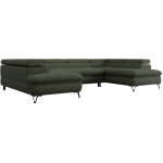 Narożnik PETER U - Now or Never 37 - zielony - OUTLETU